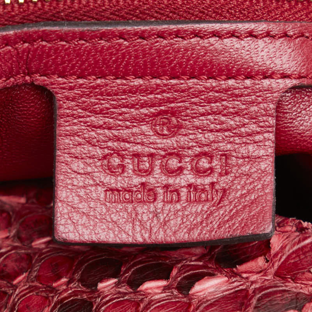 Gucci Ggwave Python Leather Handbag Shoulder Bag … - image 5